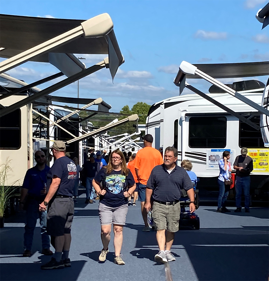 America's Largest RV Show crowd