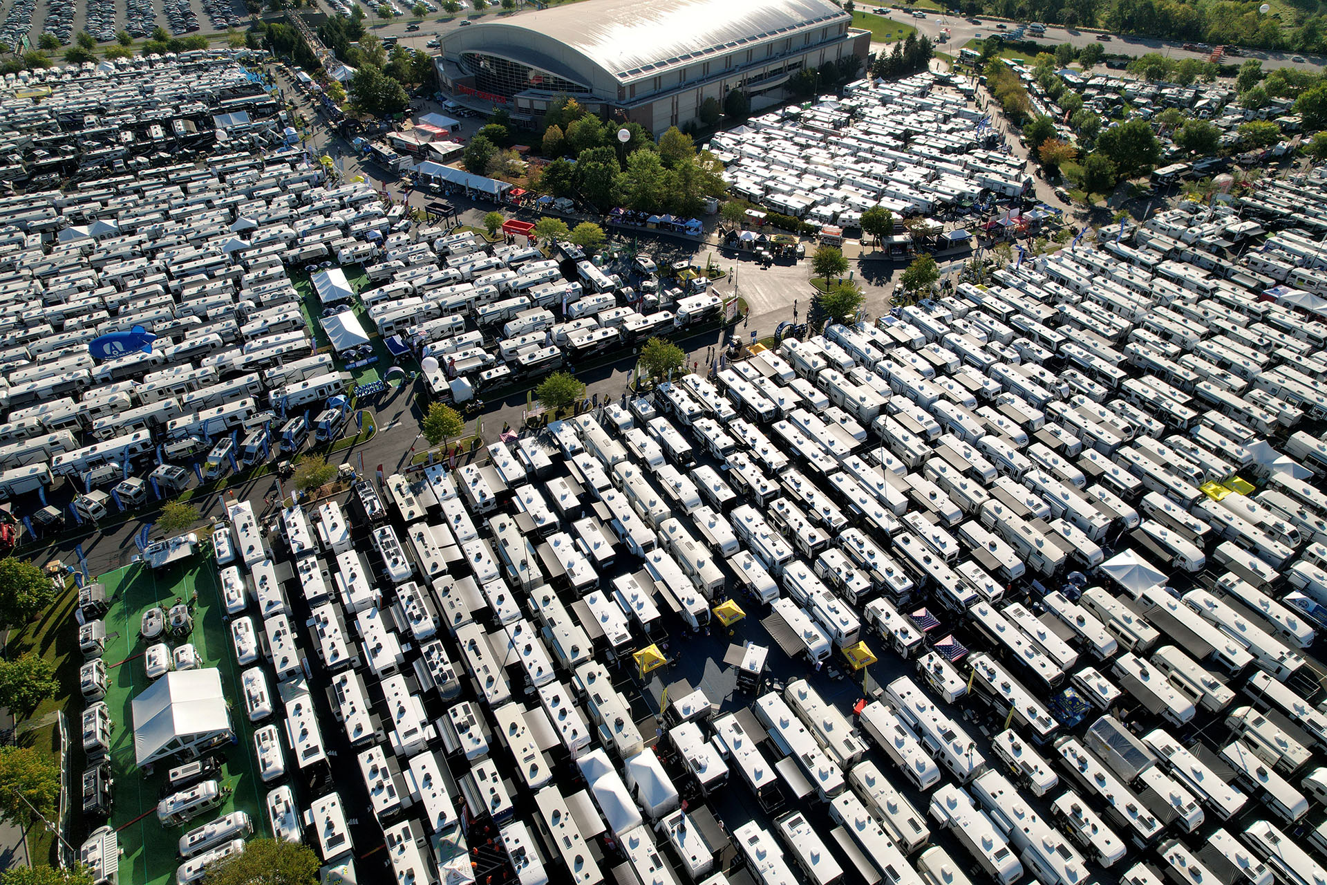 2023 Aerial View of America's Largest RV Show